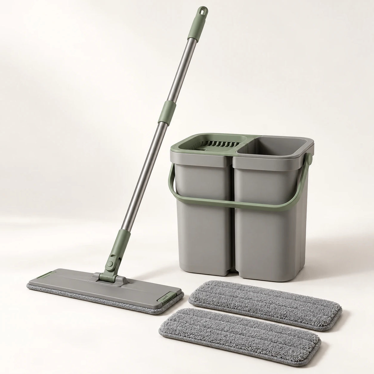 Glide Flat Mop Station — complete set