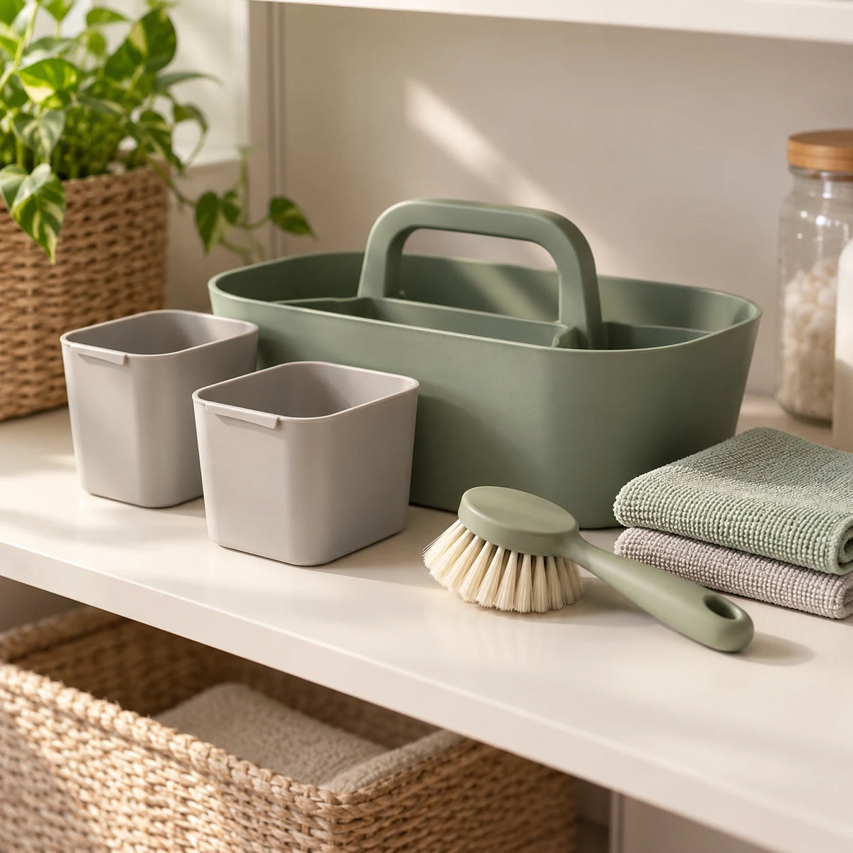 Utility Cleaning Carryall — in a home setting