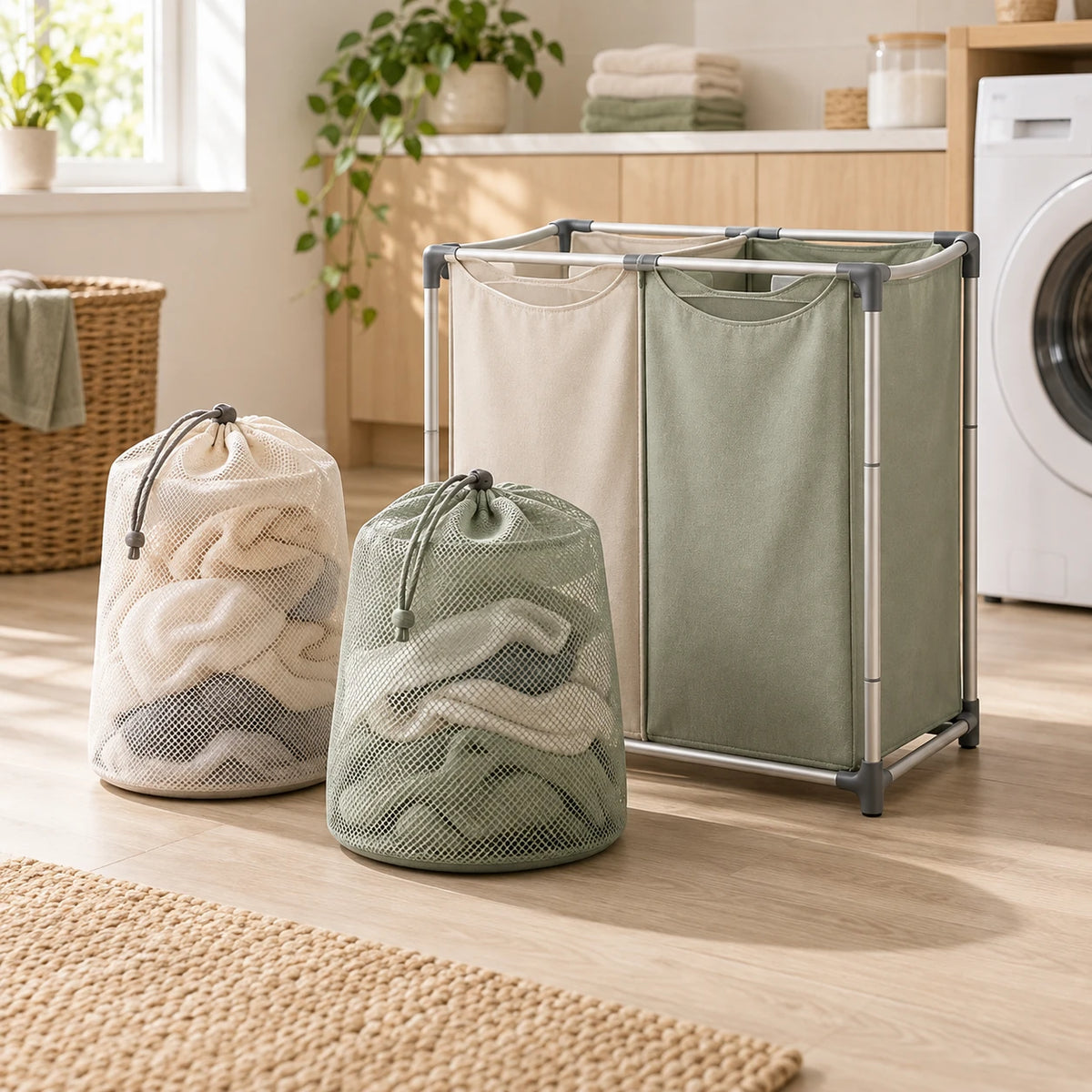 Laundry Sorting System — in a home setting